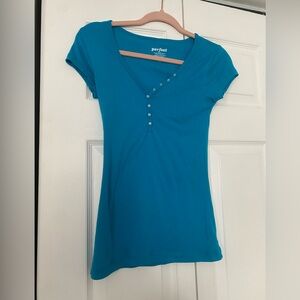 Old Navy Teal Short Sleeve Top